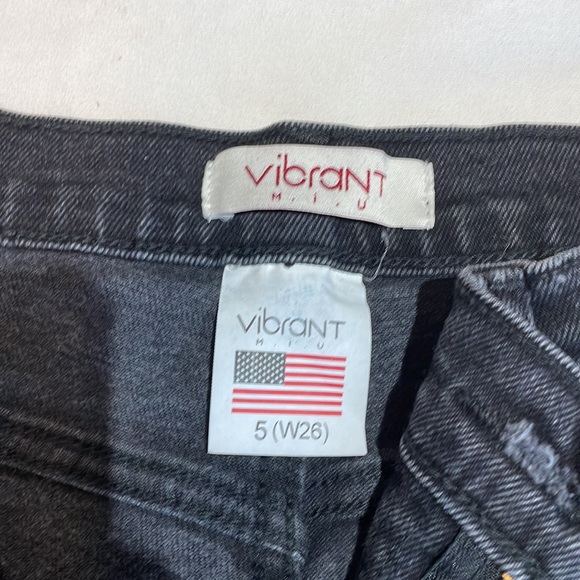 Vibrant M. I. U. Black ripped jeans - Picture 7 of 8